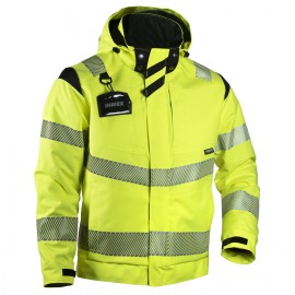 Зимняя куртка Slim-Fit Dimex 6059Y, сигнальный желтый/черный