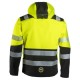 Сигнальная куртка Softshell Dimex 6099, сигнальный желтый/черный